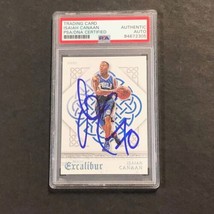 2015-16 Panini Excalibur #24 Isaiah Canaan Signed Card AUTO PSA Slabbed 76ers - £35.65 GBP