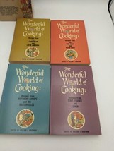 Vintage COOKBOOK Boxed Set The Wonderful World of Cooking 4 Title 1964 S... - £10.00 GBP