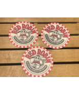 Vintage Lot of 3 Red Robins Beer Cup Coaster Burger &amp; Spirits Emporiums.... - $6.00