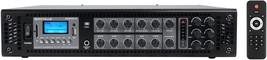 Rockville Rcs180-6 180 Watt 6 Zone 70V Commercial Amplifier, Bluetooth,,... - $285.99