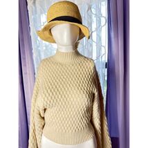 Windsor Women’s Cream Knit Sweater Bolero M Tie-Front Long Sleeve - $22.72