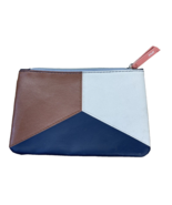 IPSY Glam Bag November 2020 TriColor (Beige, Peach, Brown) Zip Cosmetic ... - $2.92