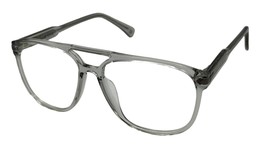 John Varvatos Square Smoke Crystal Eyewear Plastic Frame VJV424  56mm - £70.39 GBP
