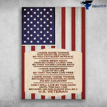 American Flag 4th of July Independence Day I Have Done Things That Haunt Me At N - £12.98 GBP