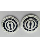 St Andrews Links  Magnetic Yardage &amp; Ball Marker Holder- Two Sided BM Sh... - $16.11