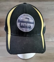 Union Tank Car Company UTLX Black Yellow Hat Cap Adjustable Patches Embr... - $23.14
