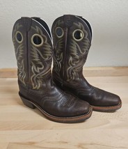 Ariat Ats Pro Heritage Roughstock Buckaroo Leather Men&#39;s Boots, #10007850 7.5D - £41.88 GBP