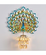 Creative peacock wall lamp European living room background wall vintage ... - $478.43 CAD
