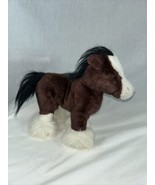 Ganz Webkinz Clydesdale Horse Stuffed Animal Plush Toy No Code HM 139 So... - $9.88