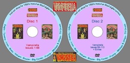 Vampirella Comic Series on 2 DVDs. Golden Age. UK Classic Comics. Retro. - £6.10 GBP