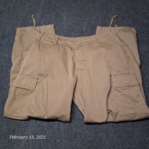 Battle Dress Uniform Khaki Double Knee Cargo Size Medium Regular - $19.33
