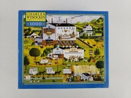 Charles Wysocki Sunnyside Up Americana 1000 Piece Jigsaw Puzzle Complete... - $16.67
