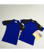 Sun UV Protection Zone Boys Rash Guard Size 2 Royal Blue &amp;  Black Swimsu... - £6.62 GBP+