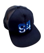 Old Navy 94 Navy Blue Snapback Mesh Cap Hat Adjustable - £7.19 GBP