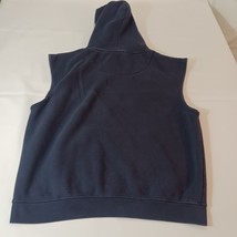 SANJEEV Gatlinburg Tennessee Men's Blue Cotton Blend Hoodie Pullover Vest Size L image 2