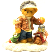 Enesco Cherished Teddies Teddy 1998 RICH Doggy Bear Dog Figurine - £11.48 GBP