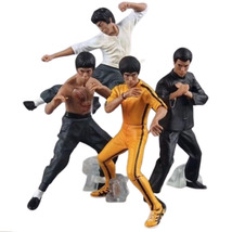 4pcs/set 10cm Bruce Lee PVC Action Figure Model Toys - £19.97 GBP