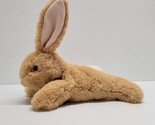 Aurora Schooshie Bunny Tan Brown Plush 8&quot; Stuffed Animal Beanbag Floppy ... - £39.39 GBP