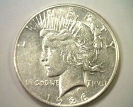 1926-S PEACE SILVER DOLLAR ABOUT UNCIRCULATED AU NICE ORIGINAL COIN BOBS... - $48.00