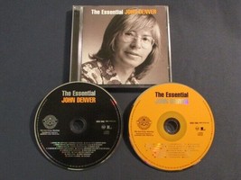 The Essential John Denver 2007 2CD 36 Songs Rocky Mountain High Annie&#39;s Song Vg+ - £6.21 GBP