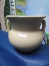 Rookwood USA pottery YELLOW TWO HANDLE vase 4 3/4&quot; - $163.35