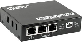 Tech 3 Port PoE Extender High Efficiency Ethernet Expander IEEE 802.3af ... - £27.36 GBP