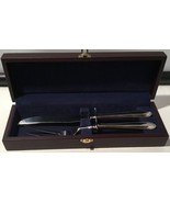 Hampton SIlversmiths 18/10 Stainless Serving Fork And Knife Set With Case - £23.45 GBP