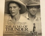 Echo Of Thunder Print Ad Judy Davis Jamey Sheridan Tpa15 - $5.93