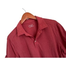UNTUCKit Polo Shirt Heather brick Color Short Sleeve Size Large - $19.79