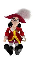 Disney Store Captain Hook Plush Doll 16" Peter Pan Red Outfit Genuine Or... - $17.28