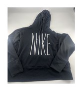 Nike Dri Fit Sweatshirt Womens Extra Large Black White Hooded Sports Y2K... - $19.51 CAD