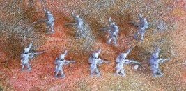 Lot: 9 French Napoleonic Inf. Firing; 15mm Military Miniatures, Vintage Wargame - £5.46 GBP