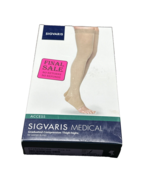 Sigvaris Black Graduated Compression Thigh Highs SS Medical 972NSSO99 New - £25.58 GBP