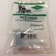 (5) NTE NTE74S00 IC TTL − Quad 2−Input Positive NAND Gate -Lot of 5 - £23.97 GBP
