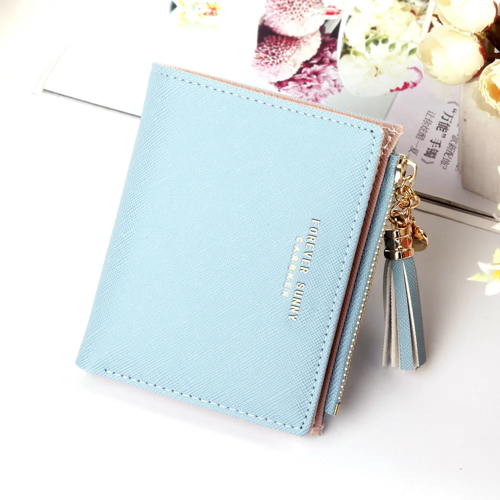  short wallet mini ladies wallet ultra thin small wallet women zipper coin purse korean thumb200