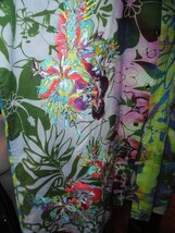 Robert Graham Honolulu  Hawaiian Floral Embroidered Short Sleeve Size Large image 14