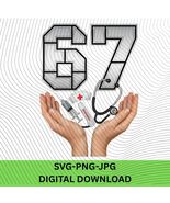 Medical Nurse Registry Funny Six Seven 67 Meme Gen Alpha Slang Trend 6-7... - $3.95