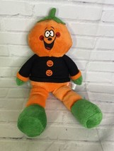 Jack O Lantern Plush Orange Halloween Toy Pumpkin Head Doll Sugar Loaf 2007 - $45.05