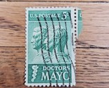 US Stamp Doctors Mayo 5c Used Green - £0.74 GBP