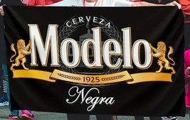 Modelo Negra Mexican Amber Lager 1925 Flag Banner 3 ft x 5 ft NEW! - $9.98