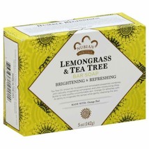 Nubian Heritage Lemongrass &amp; Tea Tree Bar Soap, 5 oz - £8.13 GBP