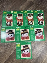 Bucilla Great Shapes Christmas Holiday Toy Soldier/Snowman Face Plastic ... - $242.13 MXN