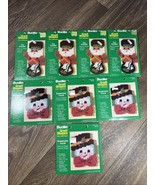Bucilla Great Shapes Christmas Holiday Toy Soldier/Snowman Face Plastic ... - $239.38 MXN