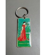 70s 80s Budweiser Beer Anheuser-Busch Budweiser Girl Keychain Official P... - $9.49