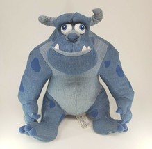 Disney Store Monsters Inc School Cool Denim J EAN Sulley Stuffed Animal Plush Toy - £22.01 GBP