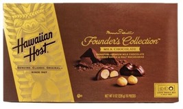 Hawaiian Host Founders Collection Milk Chocolate 8 Oz (Pack Of 4 Boxes) - £98.92 GBP