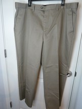 Croft &amp; Barrow Premium Classic Fit Flat Front Pants 42 x 29 100% Cotton - $235.40 MXN