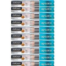 Apsara Platinum Extra Dark Pencil For Good Hand writing Pack Of 10 Box O... - $24.78