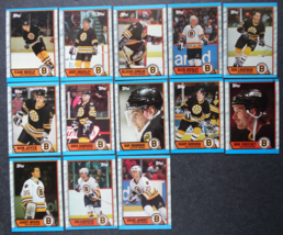 1989-90 Topps Boston Bruins Team Set of 13 Hockey Cards - £4.72 GBP