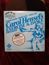 CAROL HENSEL&#39;S EXERCISE &amp; DANCE PROGRAM LP RECORD VINYL 1981 - £3.89 GBP